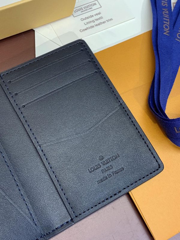 LOUIS VUITTON モノグラムシャドウ オーガナイザードゥポッシュ M83378 ブルーマリーヌ カードケース 超N品 - 画像 (6)