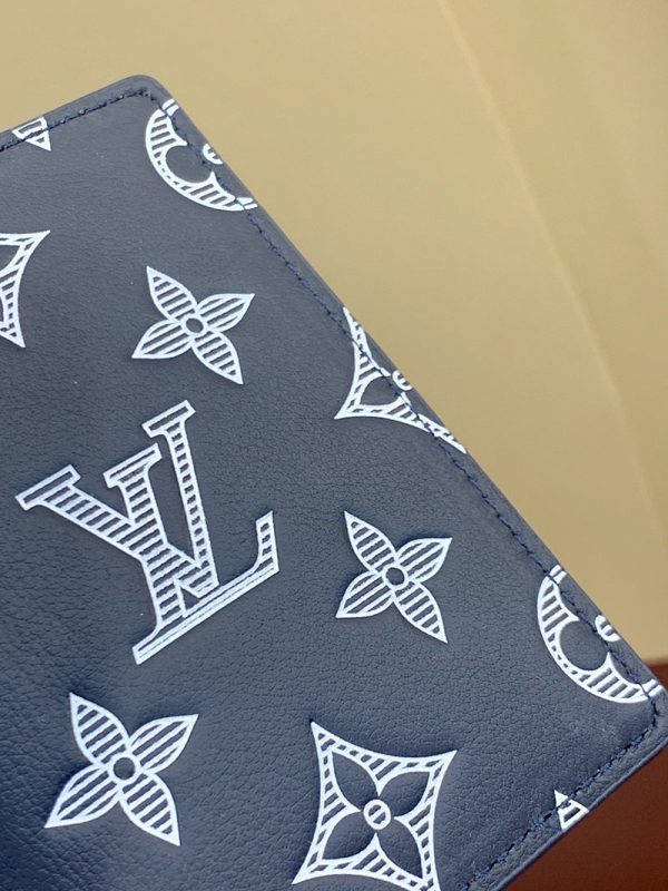 LOUIS VUITTON モノグラムシャドウ オーガナイザードゥポッシュ M83378 ブルーマリーヌ カードケース 超N品 - 画像 (3)