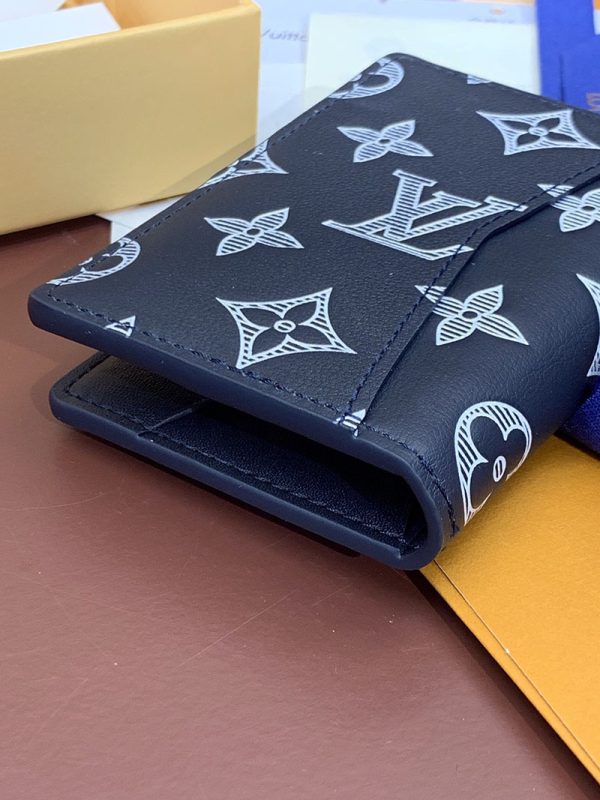 LOUIS VUITTON モノグラムシャドウ オーガナイザードゥポッシュ M83378 ブルーマリーヌ カードケース 超N品 - 画像 (2)