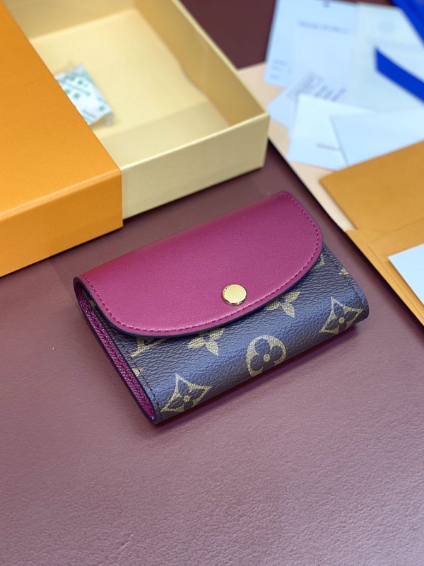 LOUIS VUITTON ポルトモネ･ロザリ モノグラム・リバース M41937 超N品 ルイヴィトン 財布 二つ折り 人気 レディース - 画像 (8)