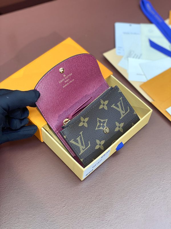 LOUIS VUITTON ポルトモネ･ロザリ モノグラム・リバース M41937 超N品 ルイヴィトン 財布 二つ折り 人気 レディース - 画像 (7)