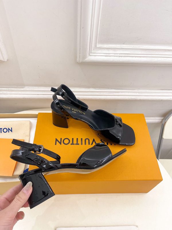 ルイヴィトン 靴 LV Swing Sandal スイングサンダル lv303469 ブラック N品 夏サンダル レディース 人気 - 画像 (7)
