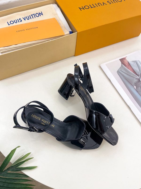 ルイヴィトン 靴 LV Swing Sandal スイングサンダル lv303469 ブラック N品 夏サンダル レディース 人気 - 画像 (6)