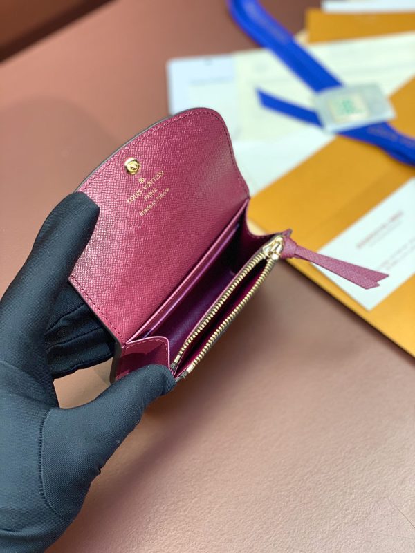 LOUIS VUITTON ポルトモネ･ロザリ モノグラム・リバース M41937 超N品 ルイヴィトン 財布 二つ折り 人気 レディース - 画像 (5)