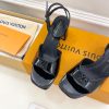 ルイヴィトン 靴 LV Swing Sandal スイングサンダル lv303469 ブラック N品 夏サンダル レディース 人気 - 画像 (5)