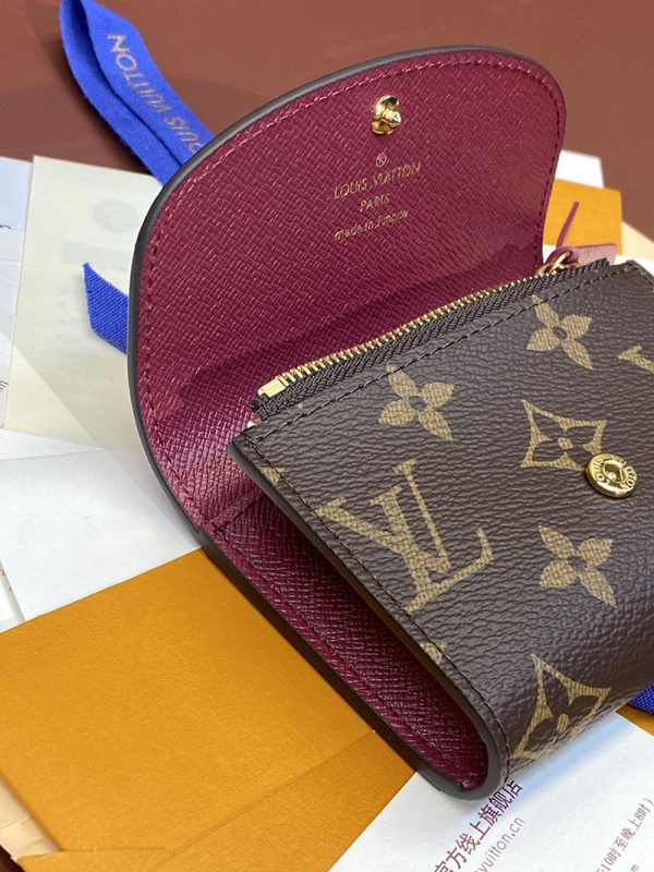LOUIS VUITTON ポルトモネ･ロザリ モノグラム・リバース M41937 超N品 ルイヴィトン 財布 二つ折り 人気 レディース - 画像 (3)
