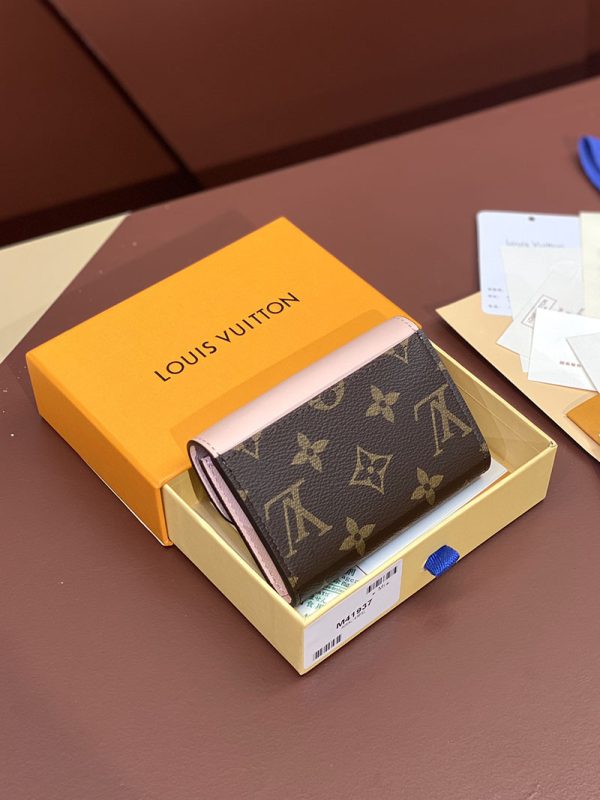 LOUIS VUITTON ポルトモネ・ロザリ モノグラム ピンクオパール M83600 小銭入れ カード入れ 名刺入れ パスケース ミニ財布 - 画像 (9)