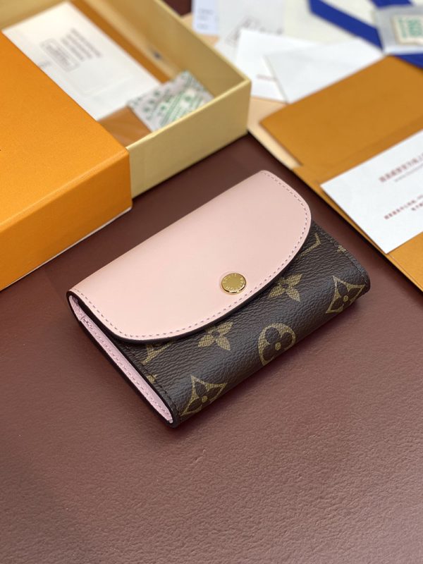 LOUIS VUITTON ポルトモネ・ロザリ モノグラム ピンクオパール M83600 小銭入れ カード入れ 名刺入れ パスケース ミニ財布 - 画像 (8)