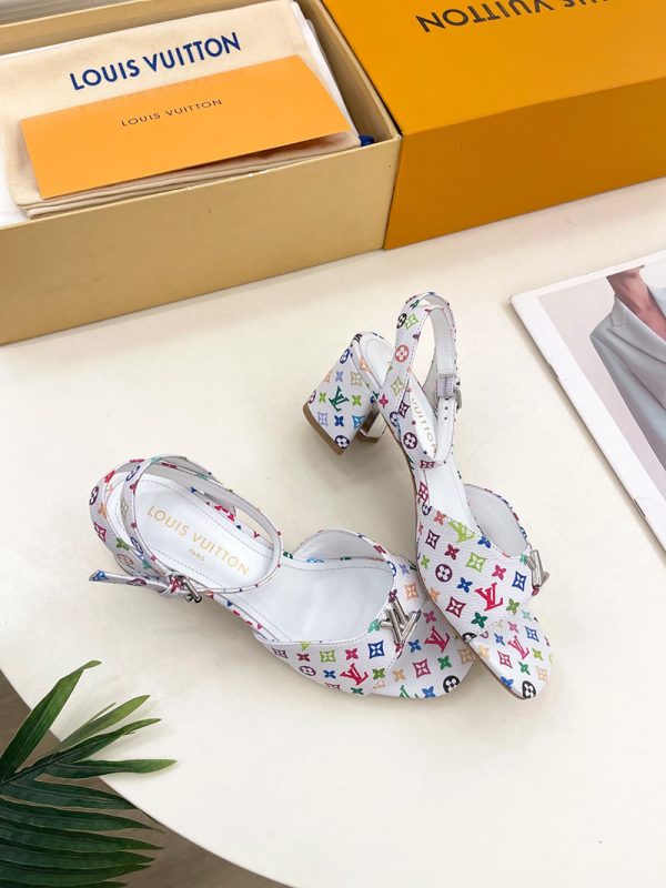 ルイヴィトン 靴 LV Swing Sandal スイングサンダル lv303470 マルチカラー N品 夏サンダル レディース 人気 - 画像 (6)