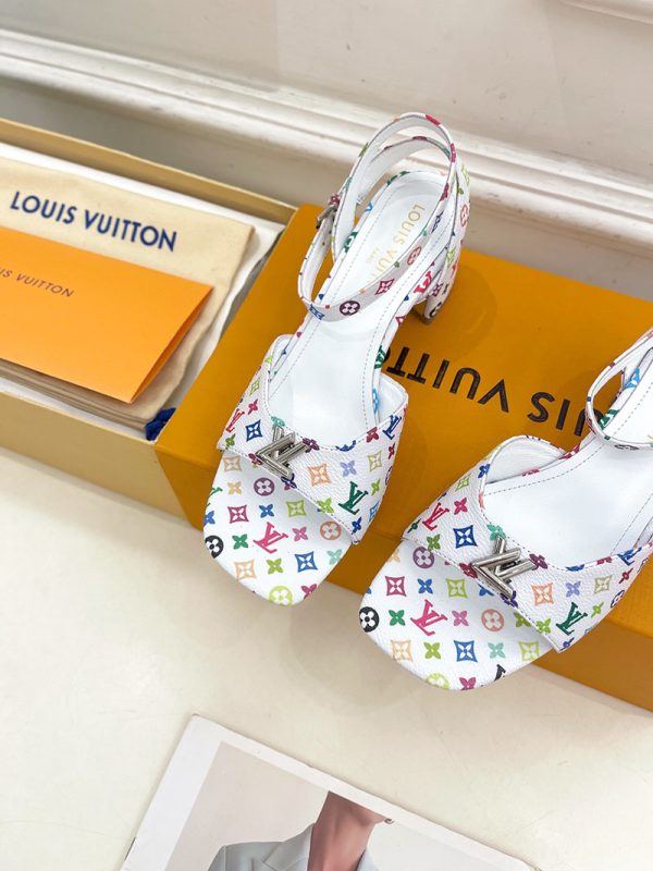 ルイヴィトン 靴 LV Swing Sandal スイングサンダル lv303470 マルチカラー N品 夏サンダル レディース 人気 - 画像 (5)