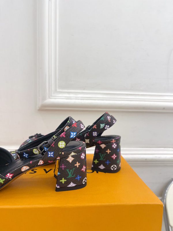 ルイヴィトン 靴 LV Swing Sandal スイングサンダル lv303471 マルチカラー N品 夏用 サンダル レディース おしゃれ - 画像 (4)