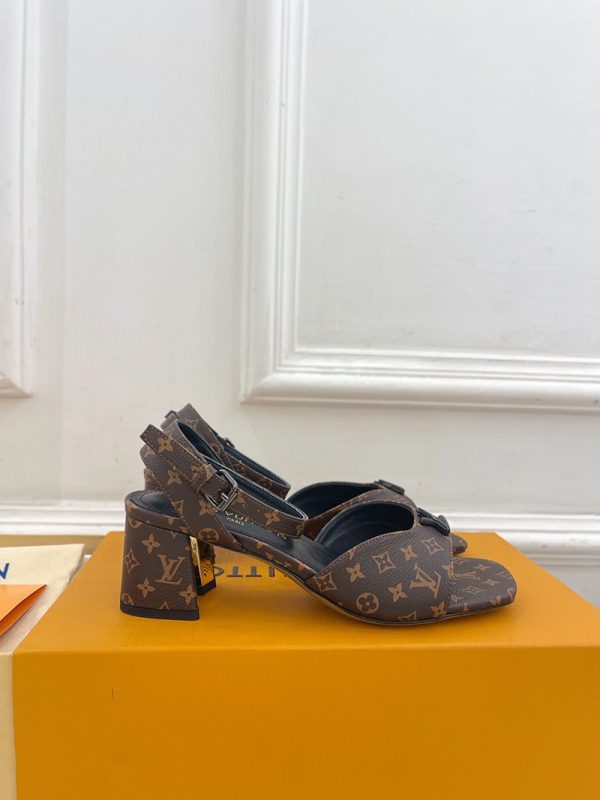ルイヴィトン 靴 LV Swing Sandal スイングサンダル lv303472 ブラウン N品 夏用 サンダル レディース おしゃれ - 画像 (9)