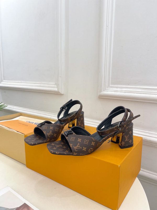 ルイヴィトン 靴 LV Swing Sandal スイングサンダル lv303472 ブラウン N品 夏用 サンダル レディース おしゃれ - 画像 (8)
