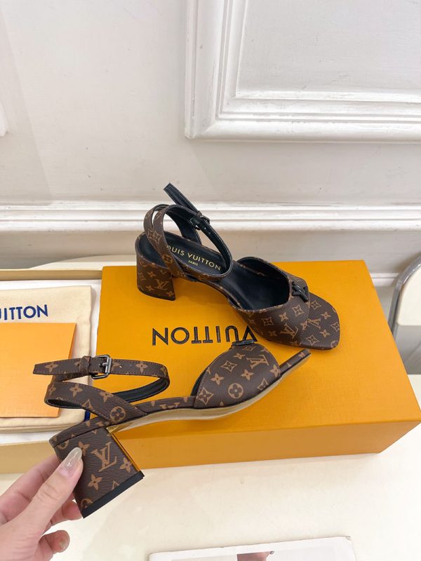 ルイヴィトン 靴 LV Swing Sandal スイングサンダル lv303472 ブラウン N品 夏用 サンダル レディース おしゃれ - 画像 (7)