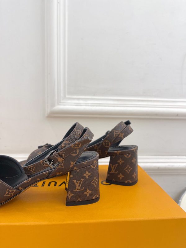 ルイヴィトン 靴 LV Swing Sandal スイングサンダル lv303472 ブラウン N品 夏用 サンダル レディース おしゃれ - 画像 (3)