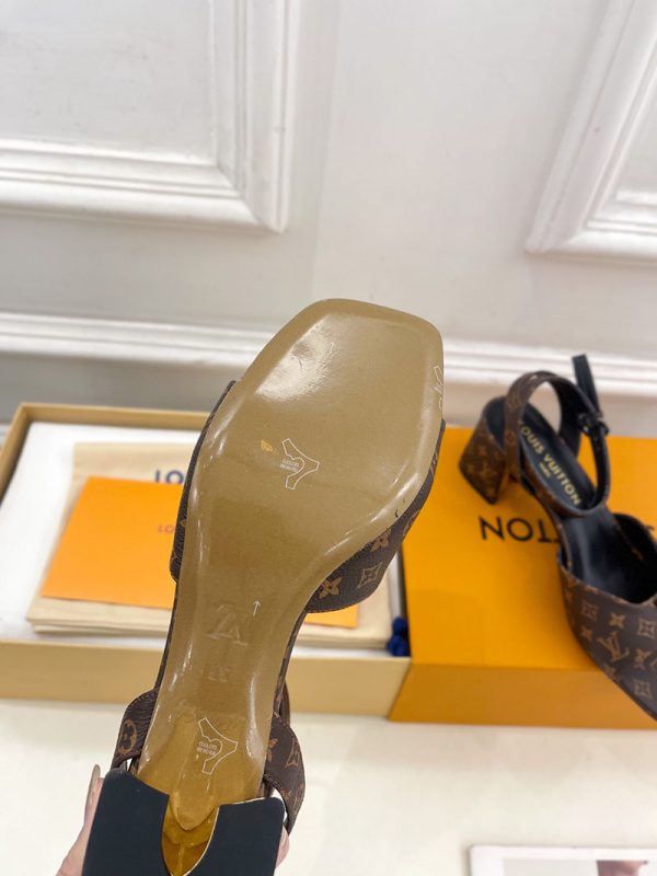 ルイヴィトン 靴 LV Swing Sandal スイングサンダル lv303472 ブラウン N品 夏用 サンダル レディース おしゃれ - 画像 (2)