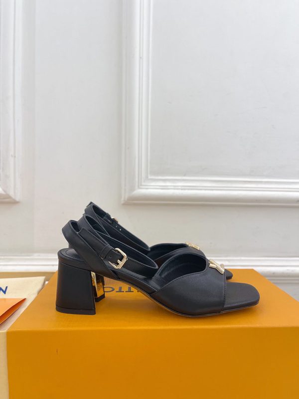 ルイヴィトン 靴 LV Swing Sandal スイングサンダル lv303473 ブラック N品 夏用 サンダル レディース おしゃれ - 画像 (9)