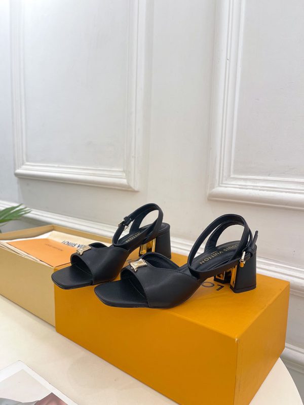 ルイヴィトン 靴 LV Swing Sandal スイングサンダル lv303473 ブラック N品 夏用 サンダル レディース おしゃれ - 画像 (8)