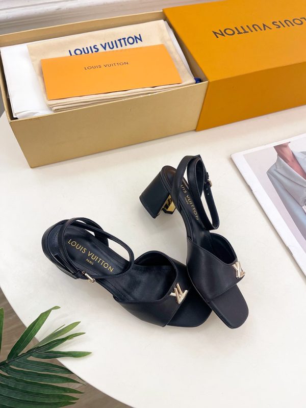 ルイヴィトン 靴 LV Swing Sandal スイングサンダル lv303473 ブラック N品 夏用 サンダル レディース おしゃれ - 画像 (7)
