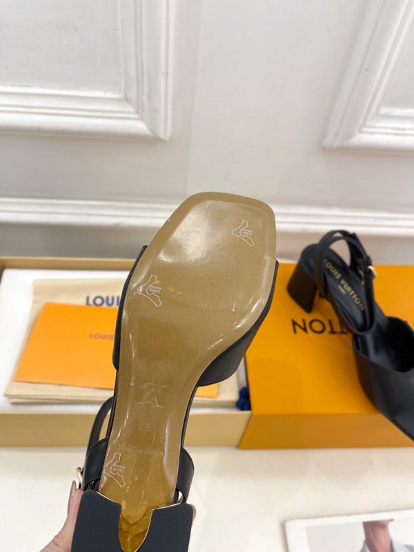 ルイヴィトン 靴 LV Swing Sandal スイングサンダル lv303473 ブラック N品 夏用 サンダル レディース おしゃれ - 画像 (2)