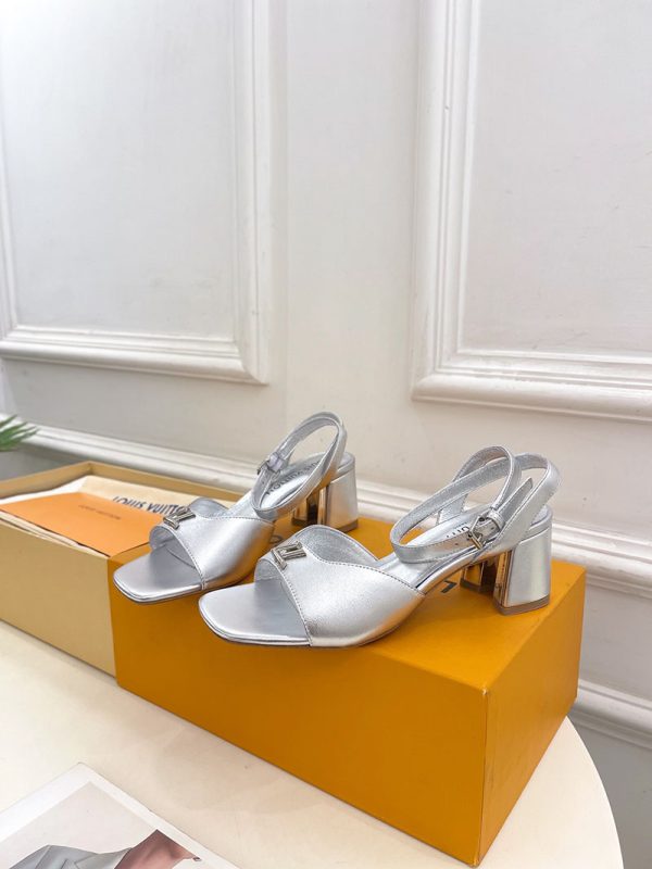 ルイヴィトン 靴 LV Swing Sandal スイングサンダル lv303474 シルバー N品 夏用 サンダル レディース おしゃれ - 画像 (8)