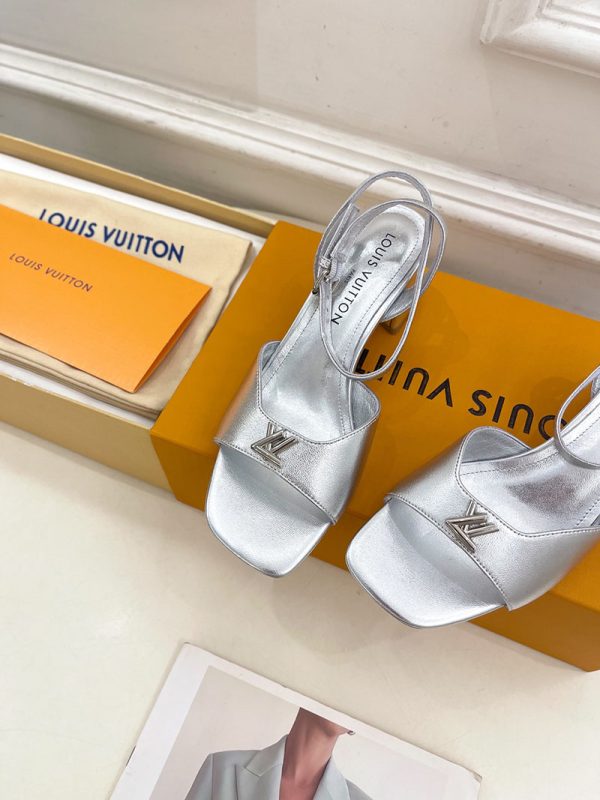 ルイヴィトン 靴 LV Swing Sandal スイングサンダル lv303474 シルバー N品 夏用 サンダル レディース おしゃれ - 画像 (5)