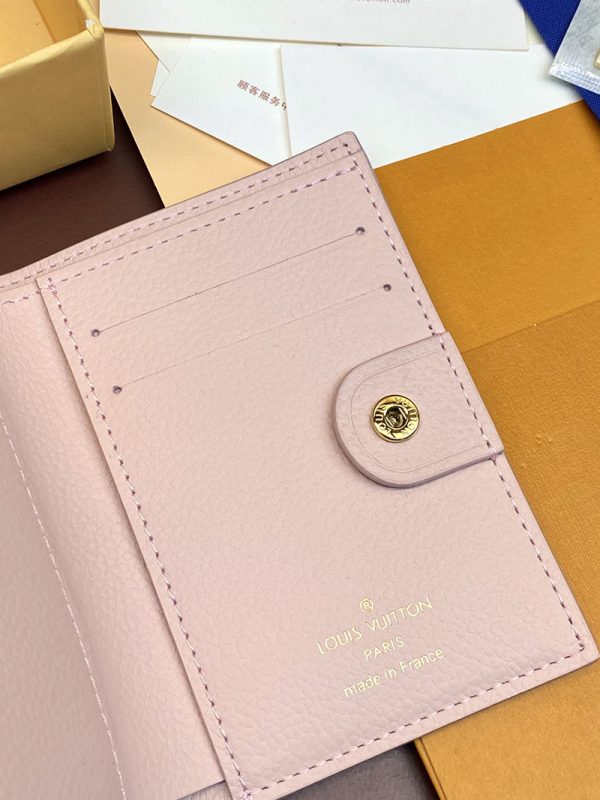 LOUIS VUITTON 二つ折り財布 モノグラム・アンプラント ポルトフォイユ・リサ M83569 ピンクオパール 超N品 - 画像 (4)