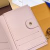 LOUIS VUITTON 二つ折り財布 モノグラム・アンプラント ポルトフォイユ・リサ M83569 ピンクオパール 超N品 - 画像 (3)