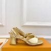 ルイヴィトン 靴 LV Swing Sandal スイングサンダル lv303475 ゴールド N品 夏用 サンダル レディース おしゃれ - 画像 (9)