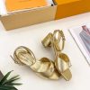 ルイヴィトン 靴 LV Swing Sandal スイングサンダル lv303475 ゴールド N品 夏用 サンダル レディース おしゃれ - 画像 (6)