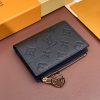 LOUIS VUITTON 二つ折り財布 アンプラント ポルトフォイユ・リサ LOUIS VUITTON M83365 ノワール 超N品 - 画像 (5)