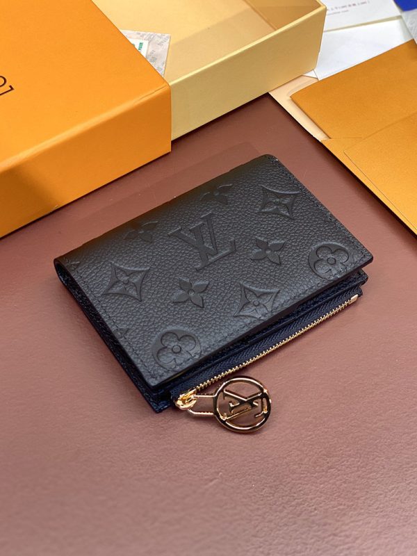 LOUIS VUITTON 二つ折り財布 アンプラント ポルトフォイユ・リサ LOUIS VUITTON M83365 ノワール 超N品 - 画像 (5)