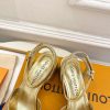 ルイヴィトン 靴 LV Swing Sandal スイングサンダル lv303475 ゴールド N品 夏用 サンダル レディース おしゃれ - 画像 (4)