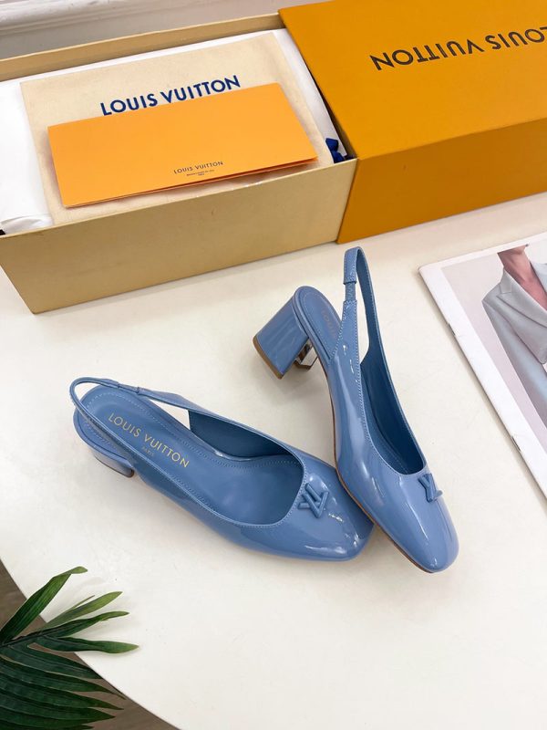 ルイヴィトン 靴 LV スウィング パンプス 5.5cm lv303476 ブルー N品 30代 靴 レディース パンプス - 画像 (6)