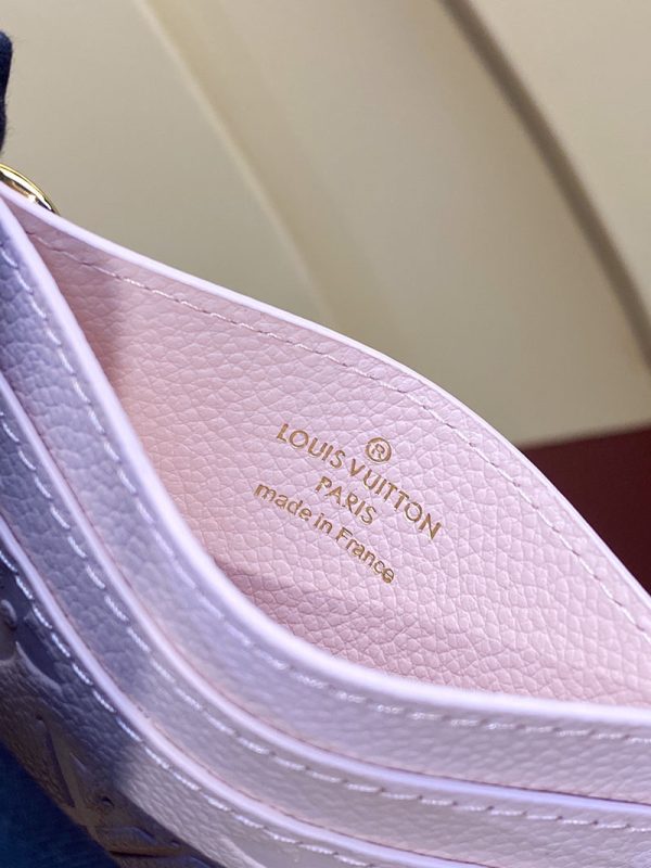 LOUIS VUITTON カードケース アンプラント 財布 ポルト カルト・LV チャーム M83562 ピンクオパール 超N品 - 画像 (6)