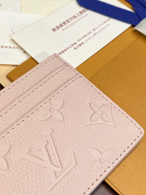LOUIS VUITTON カードケース アンプラント 財布 ポルト カルト・LV チャーム M83562 ピンクオパール 超N品 - 画像 (4)