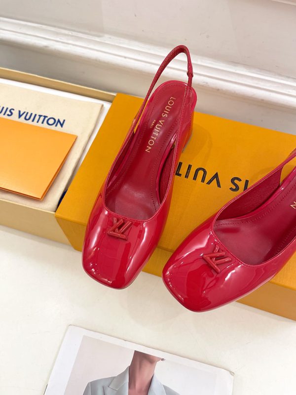 ルイヴィトン 靴 LV スウィング パンプス 5.5cm lv303477 レッド N品 30代 靴 レディース パンプス - 画像 (5)