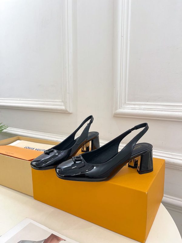 ルイヴィトン 靴 LV スウィング パンプス 5.5cm lv303480 ブラック N品 30代 靴 レディース パンプス - 画像 (8)