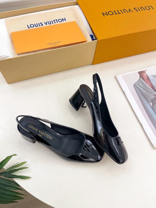 ルイヴィトン 靴 LV スウィング パンプス 5.5cm lv303480 ブラック N品 30代 靴 レディース パンプス - 画像 (6)