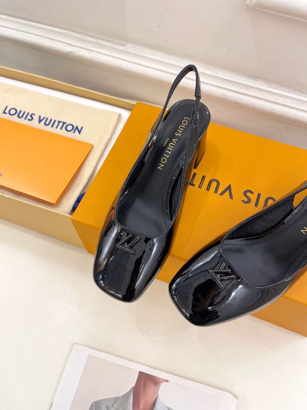 ルイヴィトン 靴 LV スウィング パンプス 5.5cm lv303480 ブラック N品 30代 靴 レディース パンプス - 画像 (5)