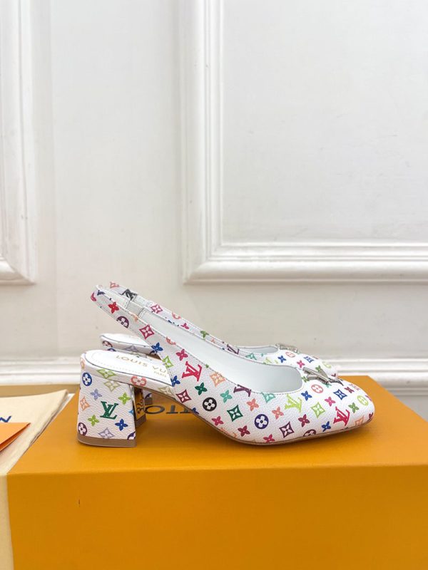 ルイヴィトン 靴 LV スウィング パンプス 5.5cm lv303481 マルチカラー N品 30代 靴 レディース パンプス - 画像 (9)