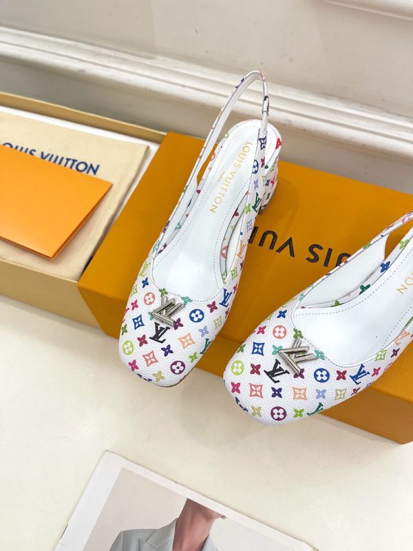 ルイヴィトン 靴 LV スウィング パンプス 5.5cm lv303481 マルチカラー N品 30代 靴 レディース パンプス - 画像 (5)