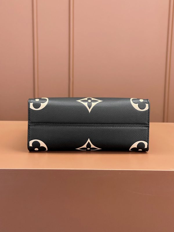 逸品 ルイヴィトン ハンドバッグ オンザゴー PM ブラック ベージュ M45659 LOUIS VUITTON - 画像 (2)