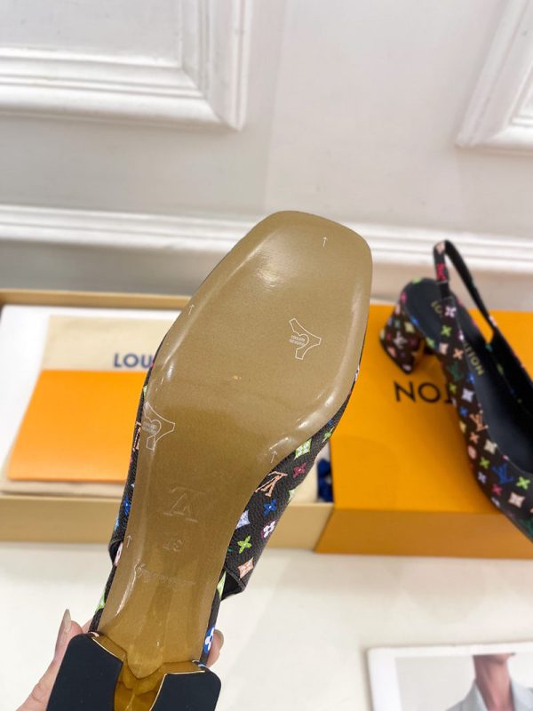 ルイヴィトン 靴 LV スウィング パンプス 5.5cm lv303482 マルチカラー N品 パンプス 痛くない 人気 安い - 画像 (2)