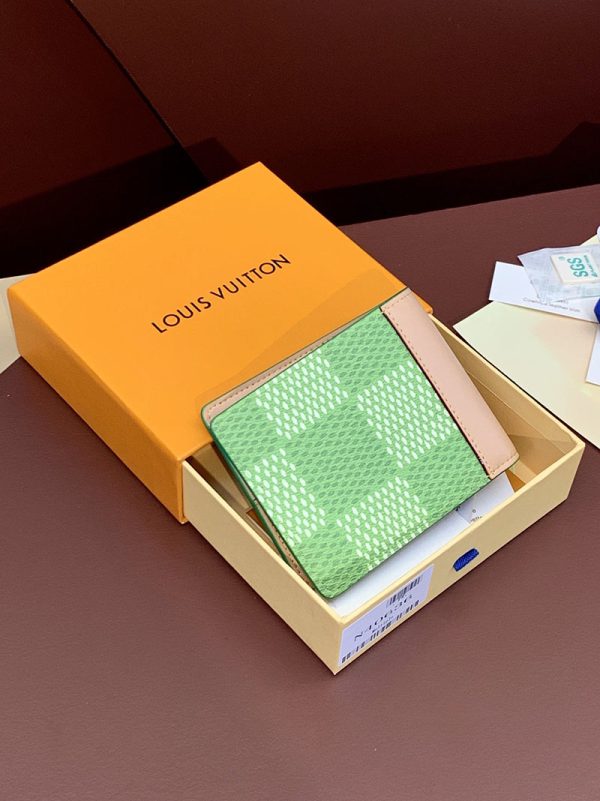 LOUIS VUITTON ダミエ ゴルフ ポルトフォイユ スレンダー N40636 メンズ 二つ折り短財布 超N品 - 画像 (9)