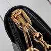 LOUIS VUITTON ドーフィーヌ･ソフト MM M25209 ブラック カーフレザー 超N品 - 画像 (7)
