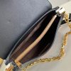LOUIS VUITTON ドーフィーヌ･ソフト MM M25209 ブラック カーフレザー 超N品 - 画像 (3)
