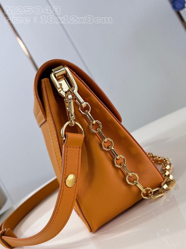 LOUIS VUITTON ドーフィーヌ･ソフト MM M11476 コニャック カーフレザー 超N品 - 画像 (8)