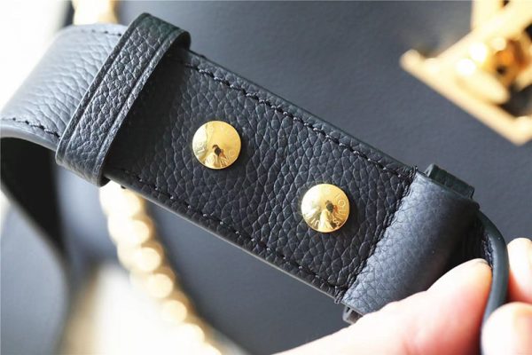 LOUIS VUITTON ショルダーバッグ ロック&ウォーク ロックミー M24006 グレインカーフレザー ノワール ブラック 超N品 - 画像 (6)