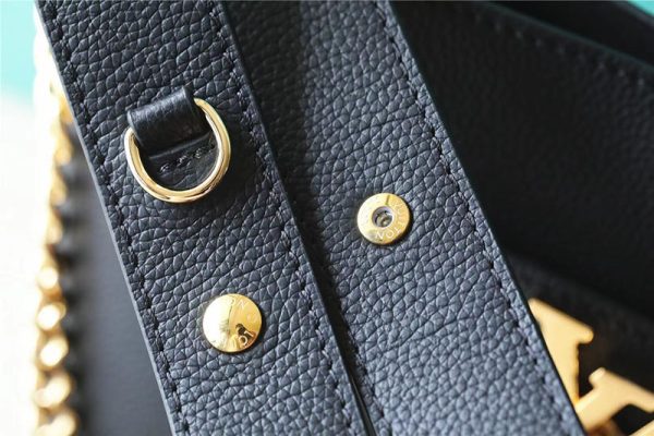 LOUIS VUITTON ショルダーバッグ ロック&ウォーク ロックミー M24006 グレインカーフレザー ノワール ブラック 超N品 - 画像 (5)